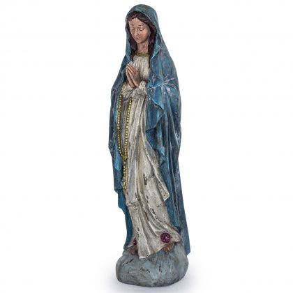 Isn't she lovely! This praying Maria figure is brilliant. Lightweight yet strong resin. Carefully detailed and finished. 50 x 11 x 124cm