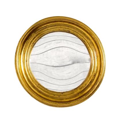 This wonderful medium gold classic convex mirror is a stylish classic that works well in all homes! Hand finished, great value! 54 x 54cm