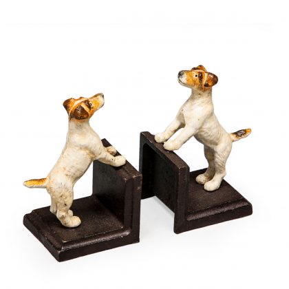 These cast iron terrier bookends are perfect for any dog lover. A great gift! Super style, detail and finish. Weighty and practical too! 16x 9x 9cm.