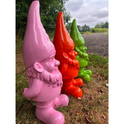 Large Pink Garden Gnome - Image 3