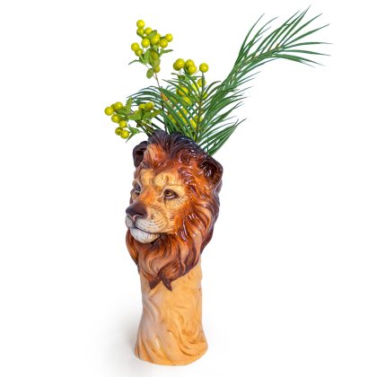 Letitia Lion Vase - Image 2