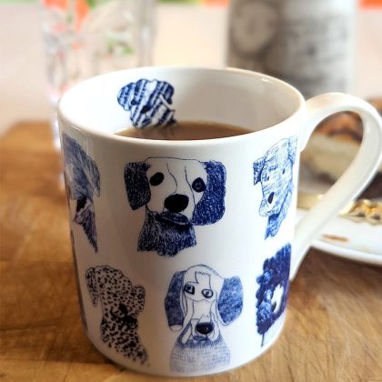 Arthouse Blue Dogs Mug - Image 2