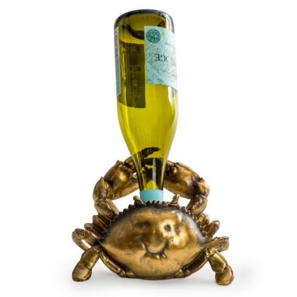 Gold Crab Bottle Holder - Image 2