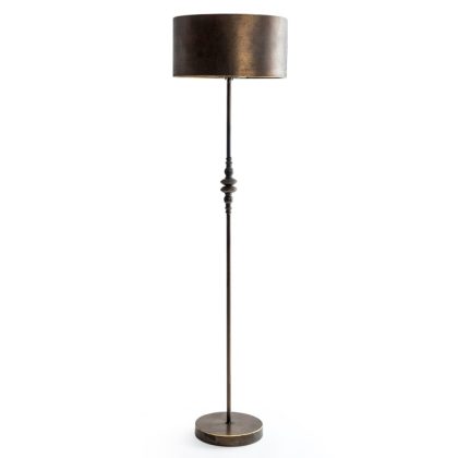 From our new Franklin range here is the slim metal floor lamp. Featuring a wide cylindrical drum shade with timeless styling on the base. 151 x 40 x 40cm.