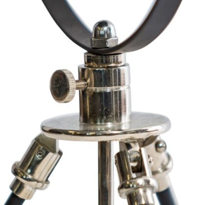 Black and Nickel Tripod Table Lamp - Image 3