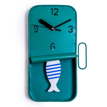 Green Sardine Wall Clock - Image 2