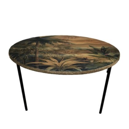 Create a unique space at home with this simple inexpensive tropical landscape coffee table. Bring a taste of the exotics into your home! 80 x 80 x 49cm